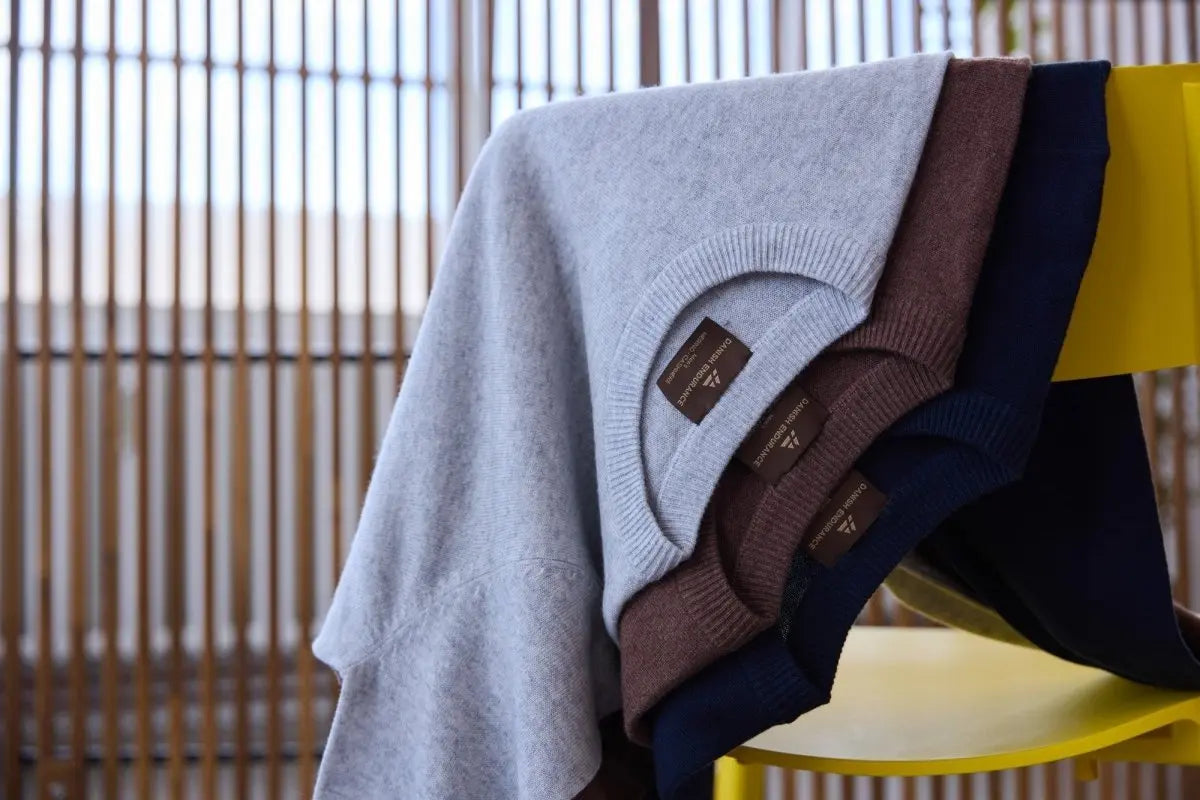 New Arrival: Men’s Merino Cashmere Crew Neck Sweater - DANISH ENDURANCE