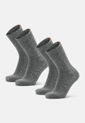 ALPACA CREW SOCKS - Dark Grey Melange