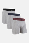 BOXER CLASSIC - Gris/Noir | Gris/Bleu marine | Gris/Bordeaux