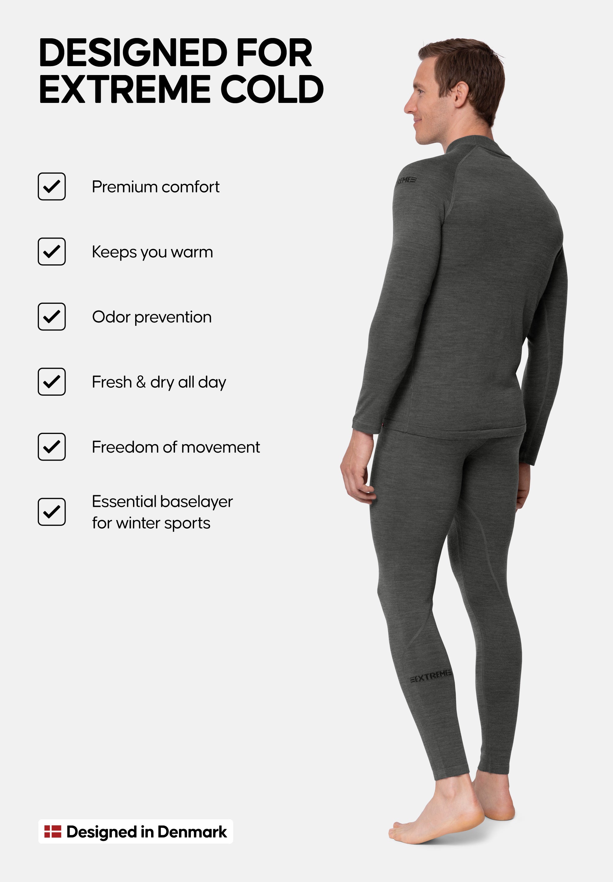 EXTREME MERINO WOOL BASE LAYER SET FOR MEN