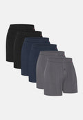 LOOSE BOXERSHORTS - Schwarz/Dunklemarine/Grau