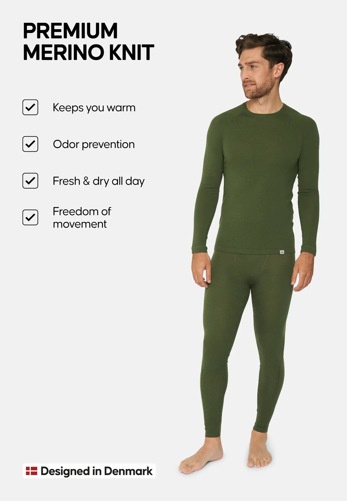 CORE MERINO SKIUNDERTØJ (Outlet)