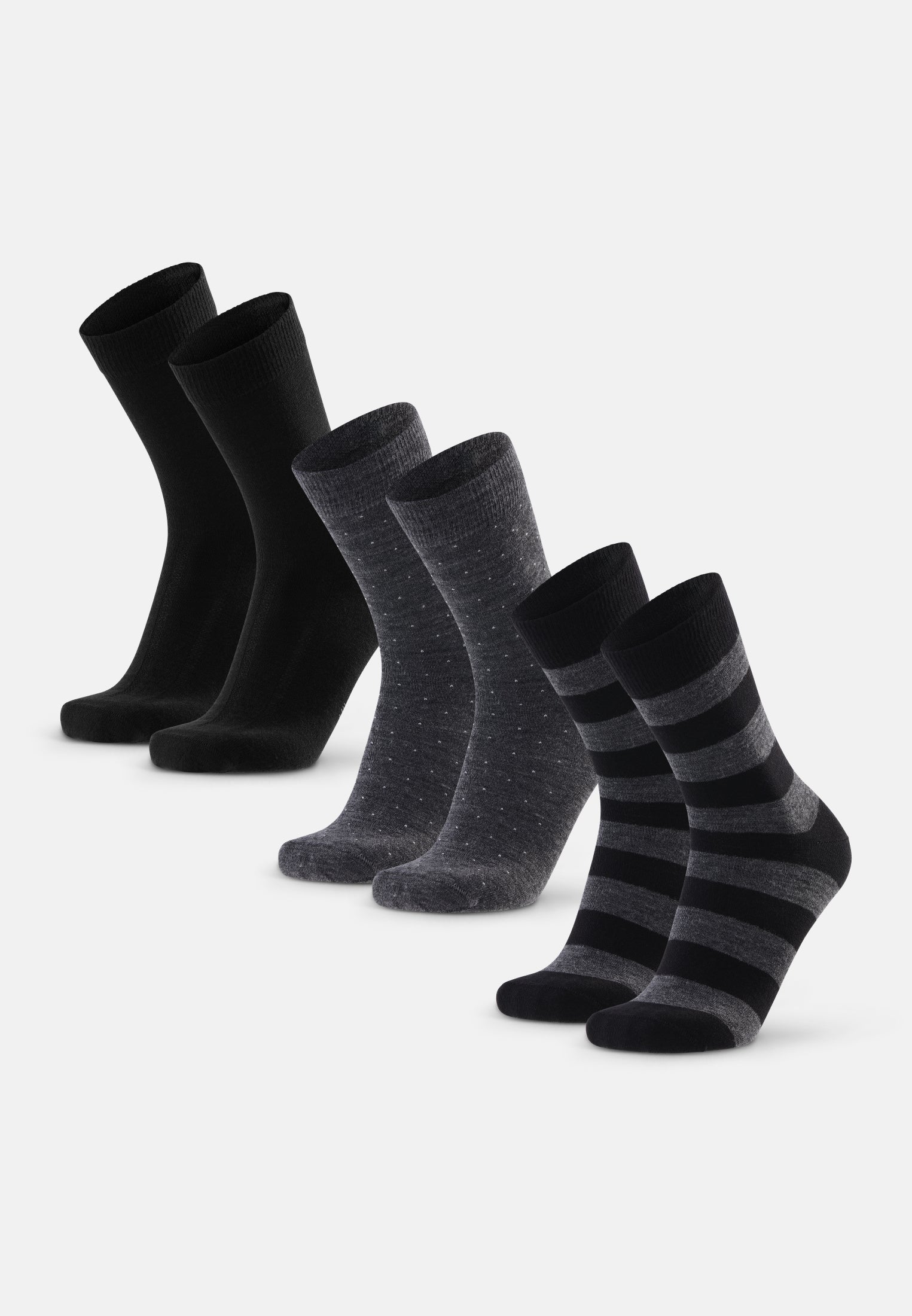 MERINO DRESS SOCKS WITH BUTTON