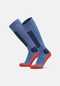 SUMMIT LIGHT SKI SOCKS - Blue/Red