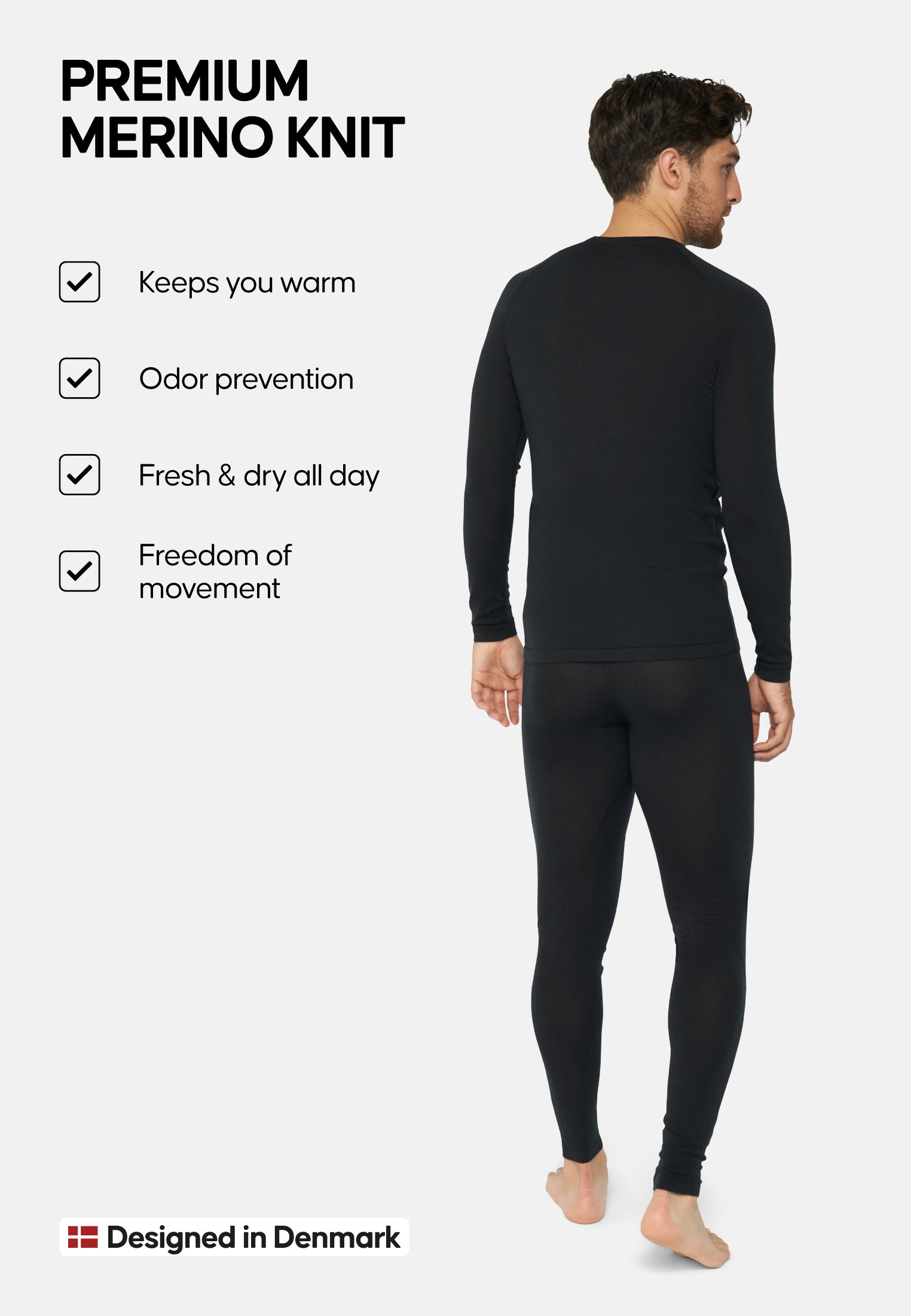 SET TERMICO IN LANA MERINO PER UOMO