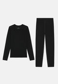 CORE MERINO THERMO SET - Schwarz