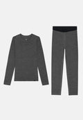 CORE MERINO THERMO SET - Dunkelgrau