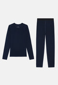 CORE MERINO THERMO SET - Dunklemarine
