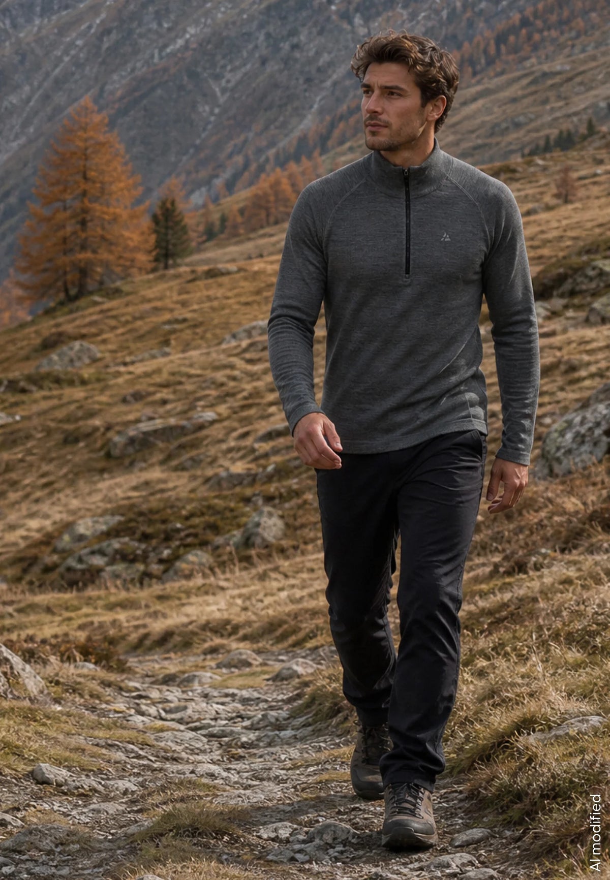 CAPA INTERMEDIA EXTREME MERINO CON MEDIA CREMALLERA