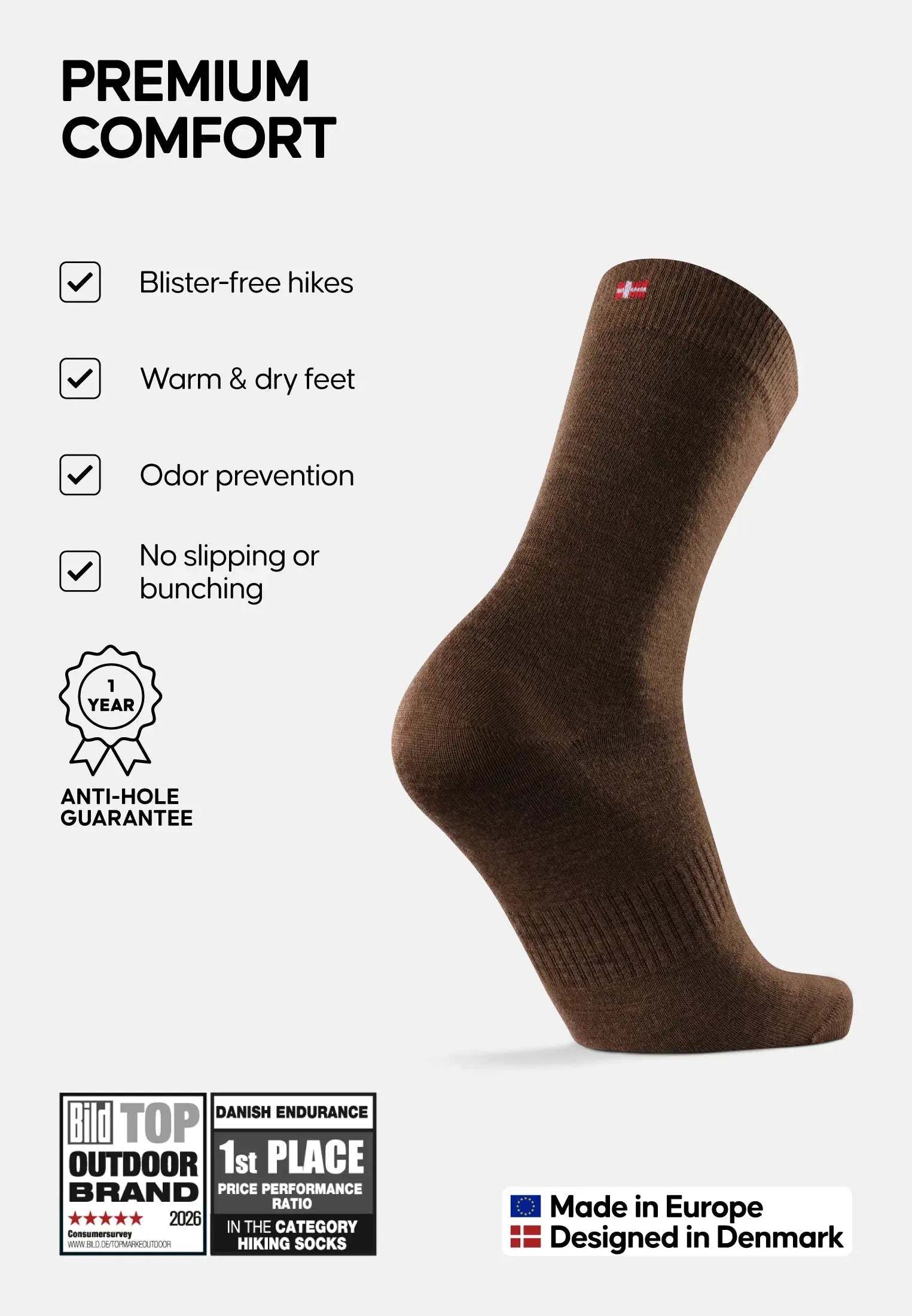 LINER CREW SOCKS (Outlet) DANISH ENDURANCE