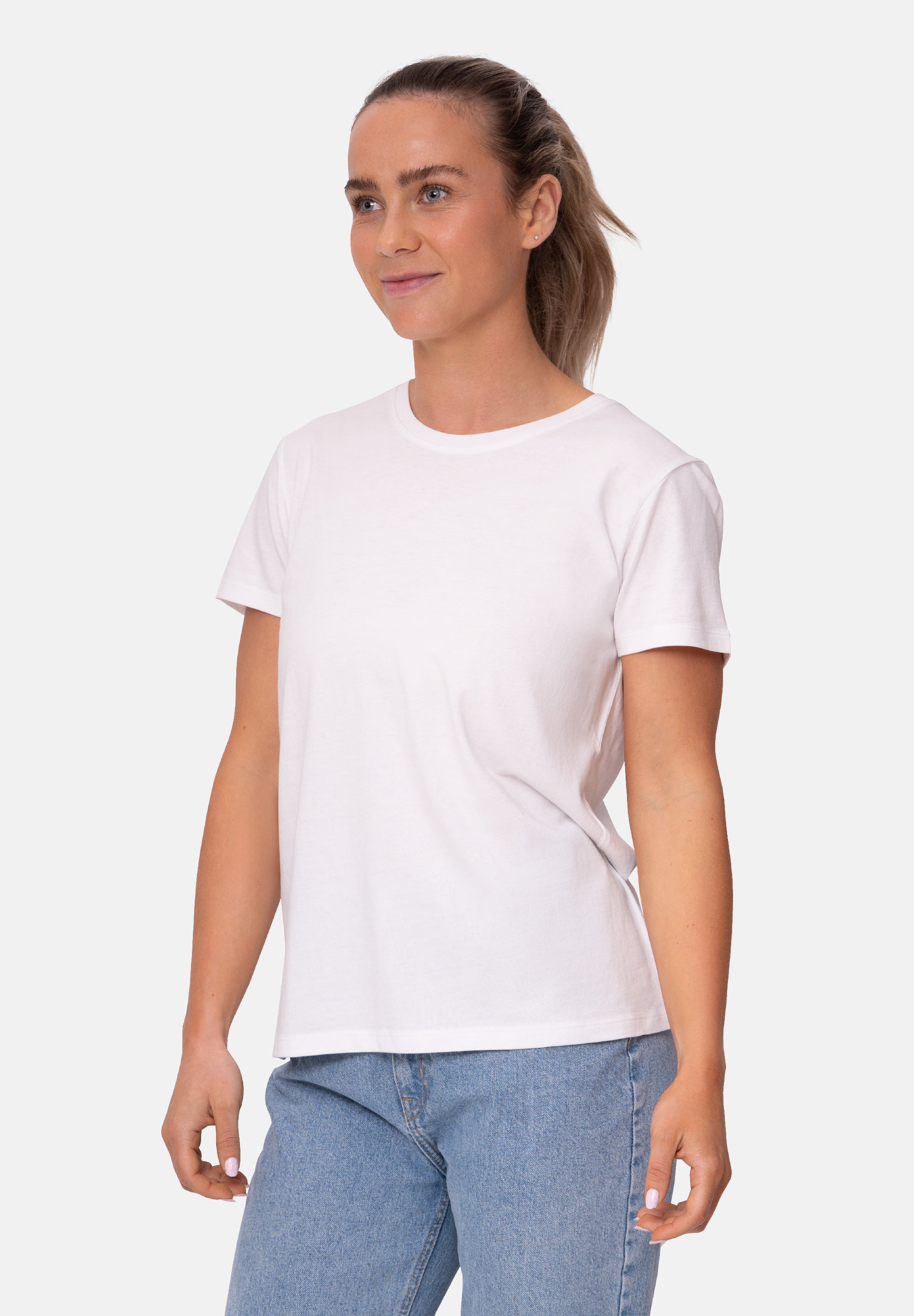 MODAL RUNDHALSAUSSCHNITT T-SHIRT FÜR DAMEN