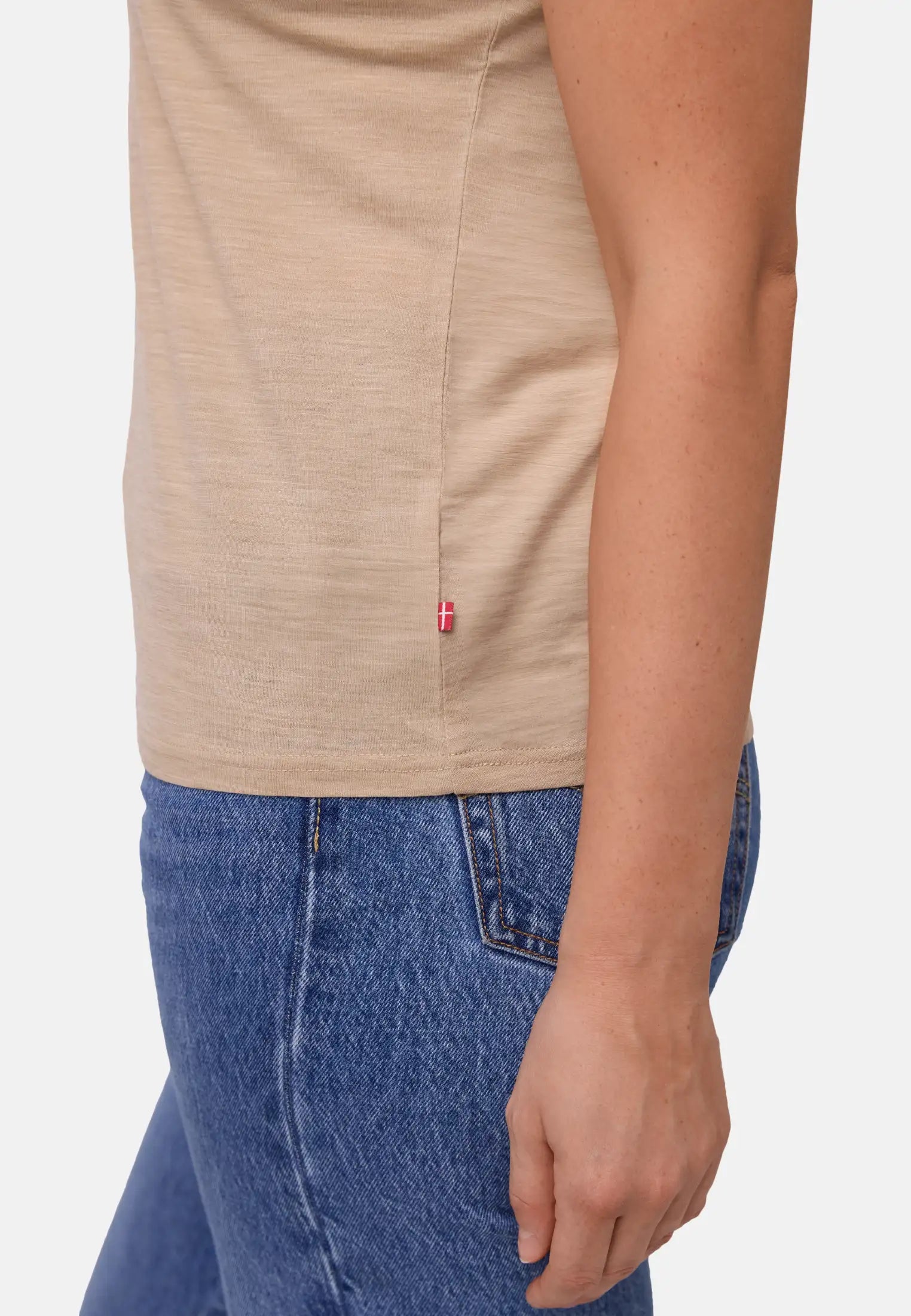 DAMES T-SHIRT VAN 100% MERINOWOL