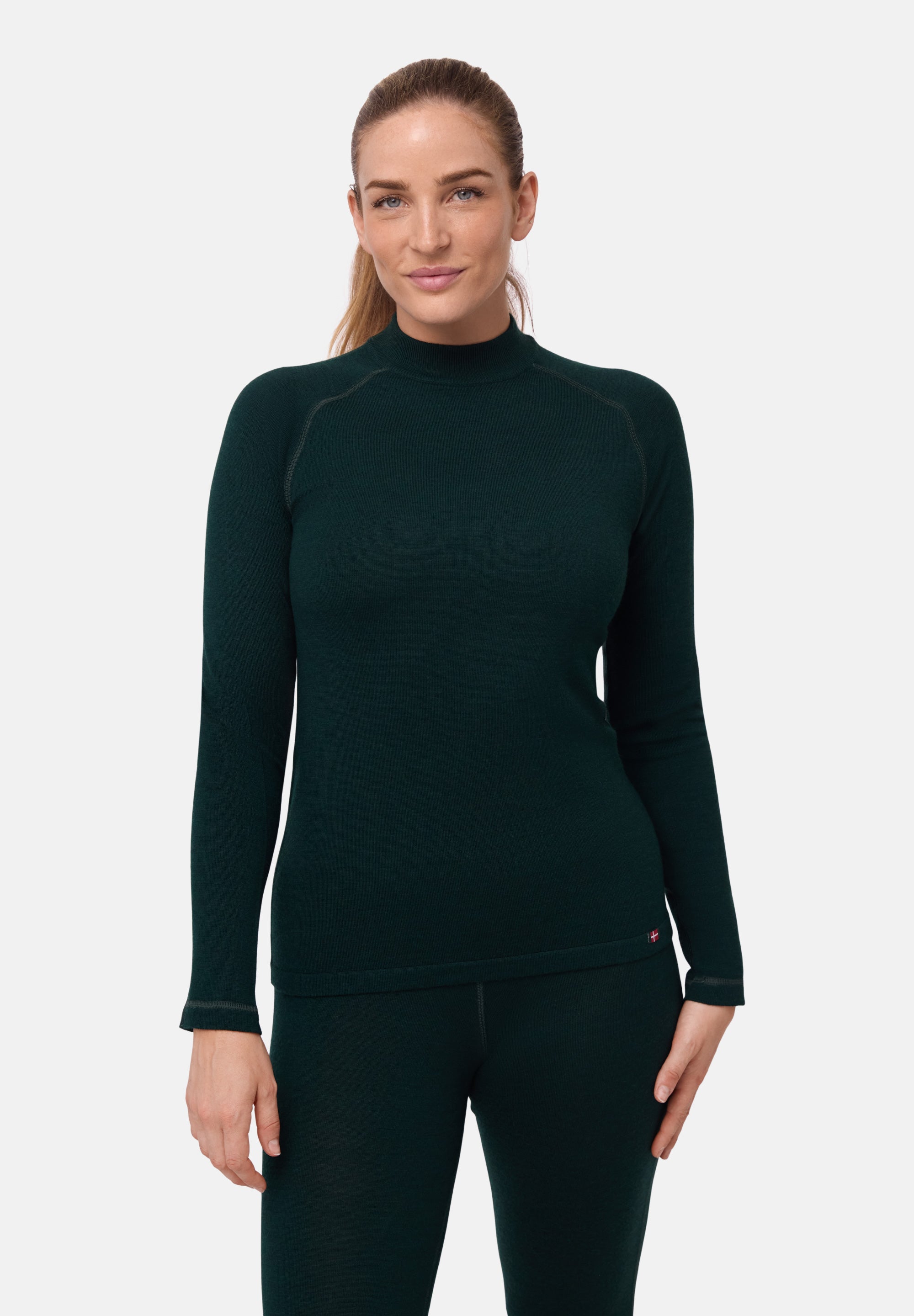 CONJUNTO DE CAPA BASE EXTREMA DE MERINO PARA MUJER