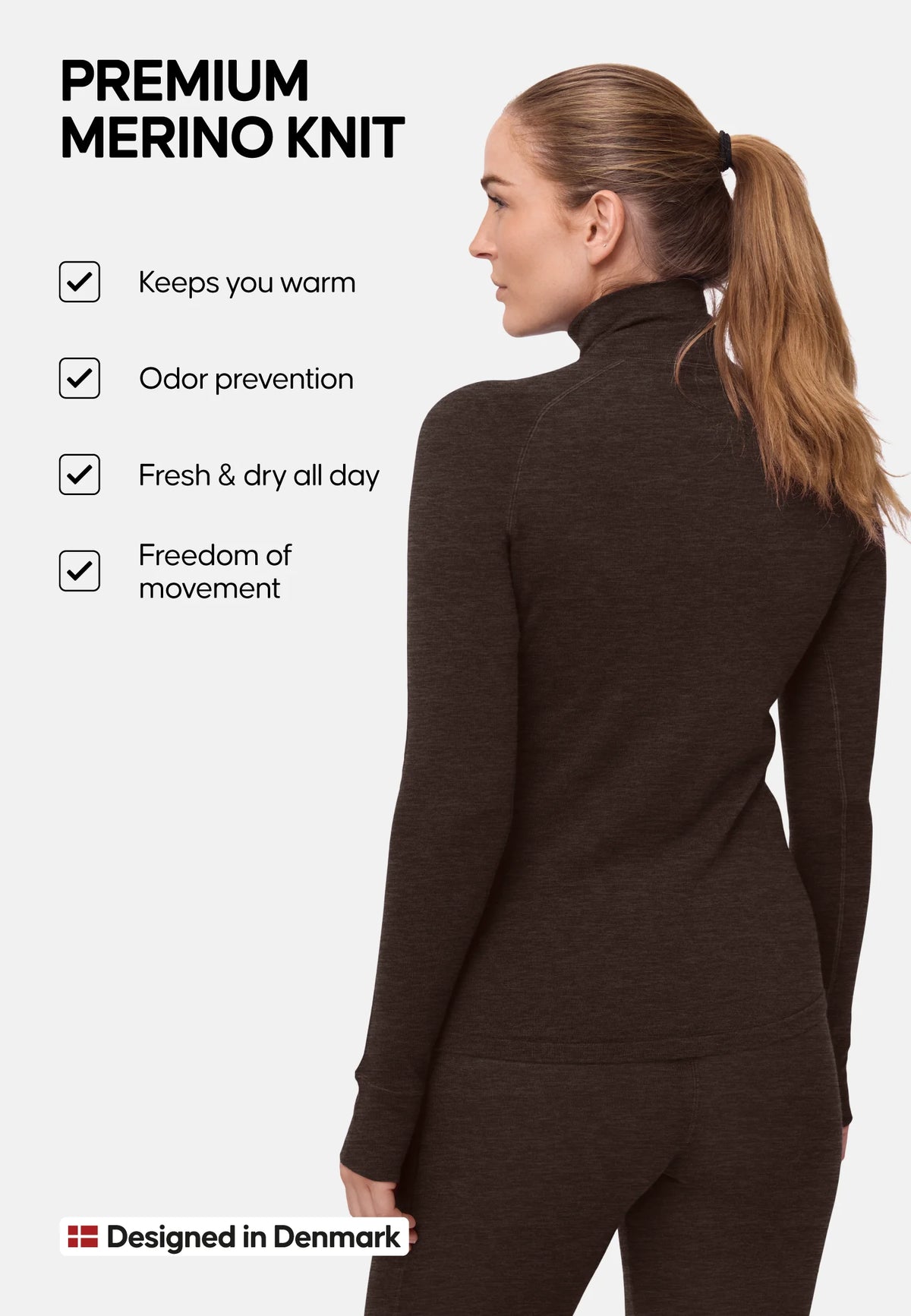 CORE MERINO HALF ZIP BASELAYER SHIRT