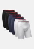BAMBOO EXTRA LONG TRUNKS - Black | Navy | White
