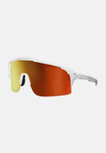 BLAZE SUNGLASSES - White/Gold Mirror