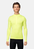 CLASSIC CYCLING JERSEY LONG SLEEVE FOR MEN (Outlet) - Yellow