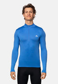 CLASSIC CYCLING JERSEY LONG SLEEVE FOR MEN (Outlet) - Bright Blue