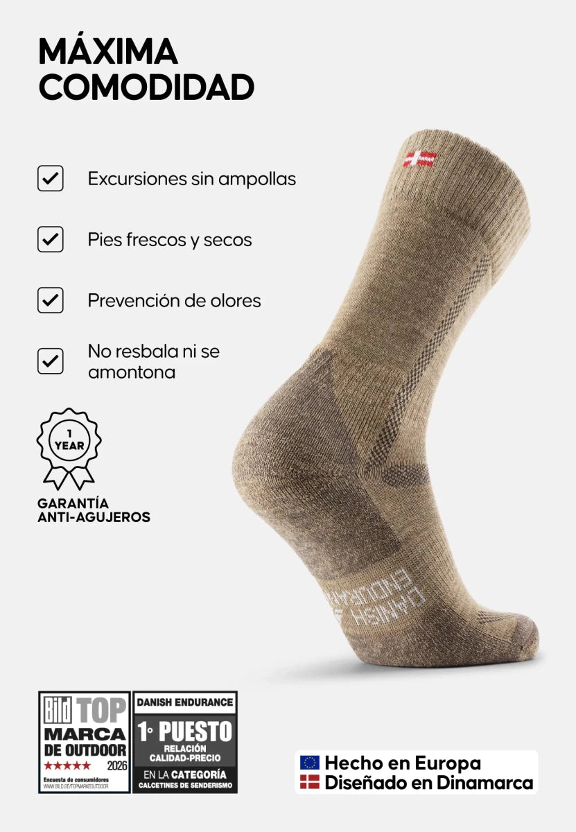 CLASSIC HIKING CREW SOCKS - DANISH ENDURANCE