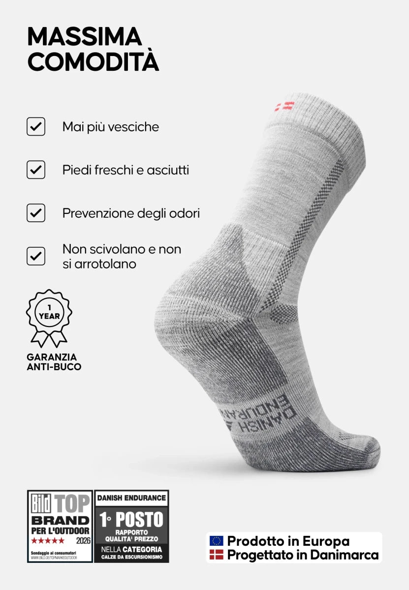 CLASSIC HIKING CREW SOCKS - DANISH ENDURANCE