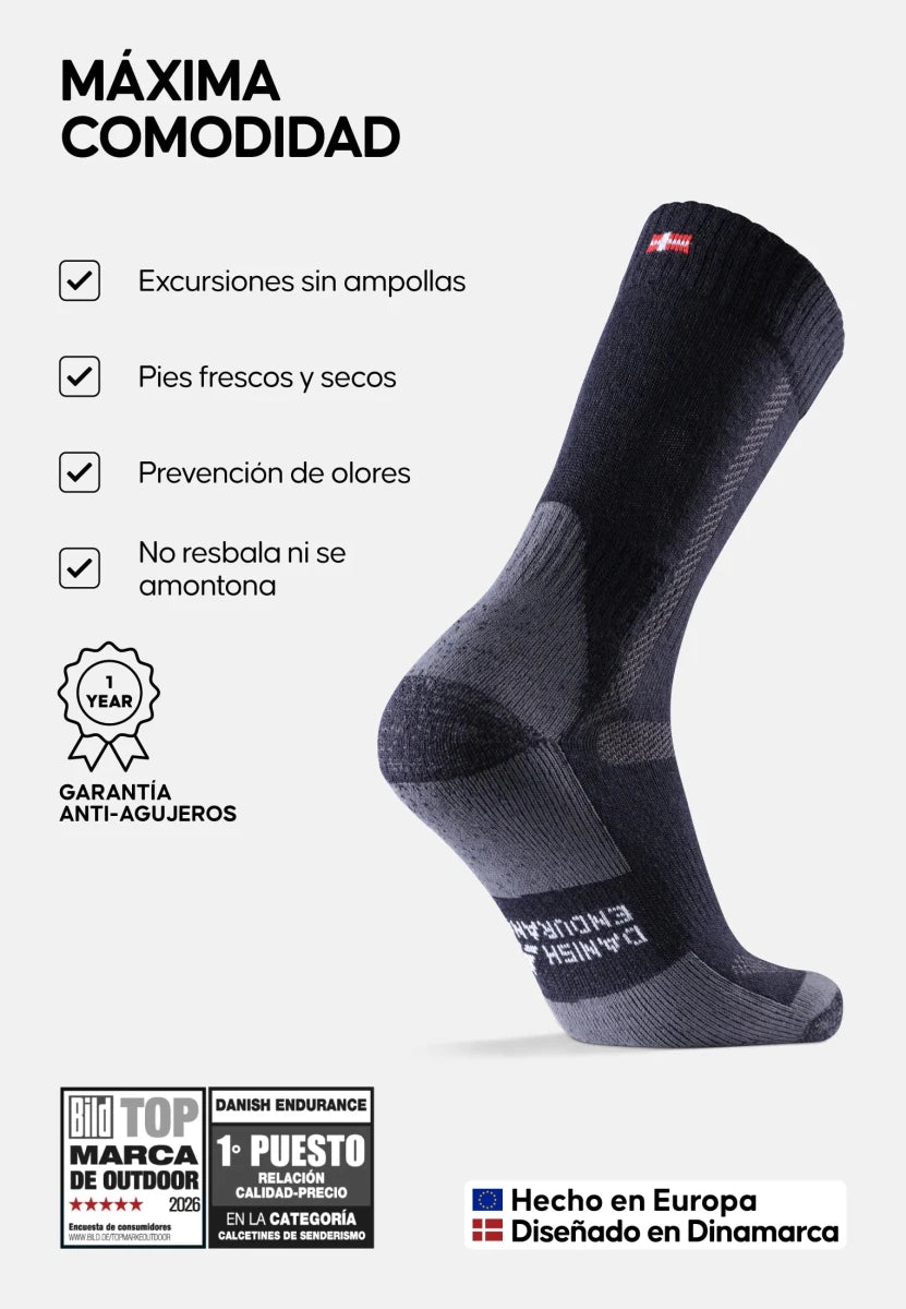 CLASSIC HIKING CREW SOCKS - DANISH ENDURANCE