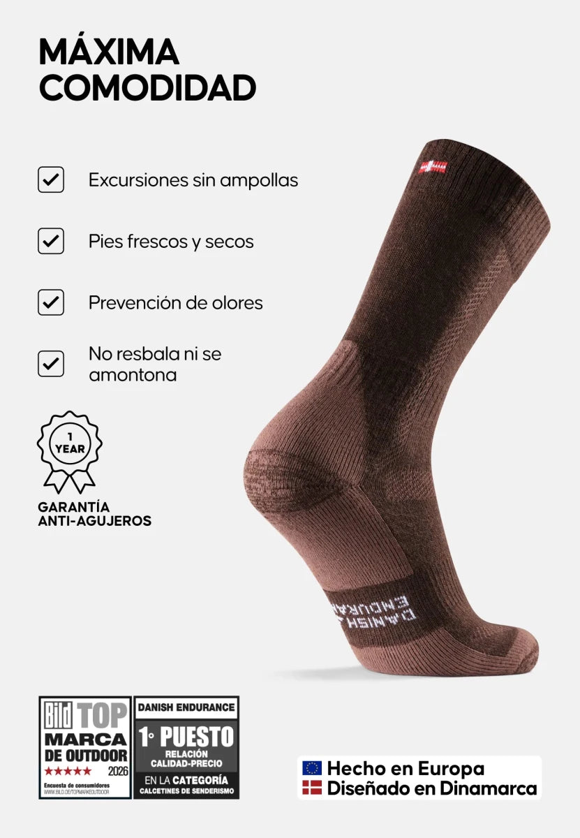 CLASSIC HIKING CREW SOCKS - DANISH ENDURANCE
