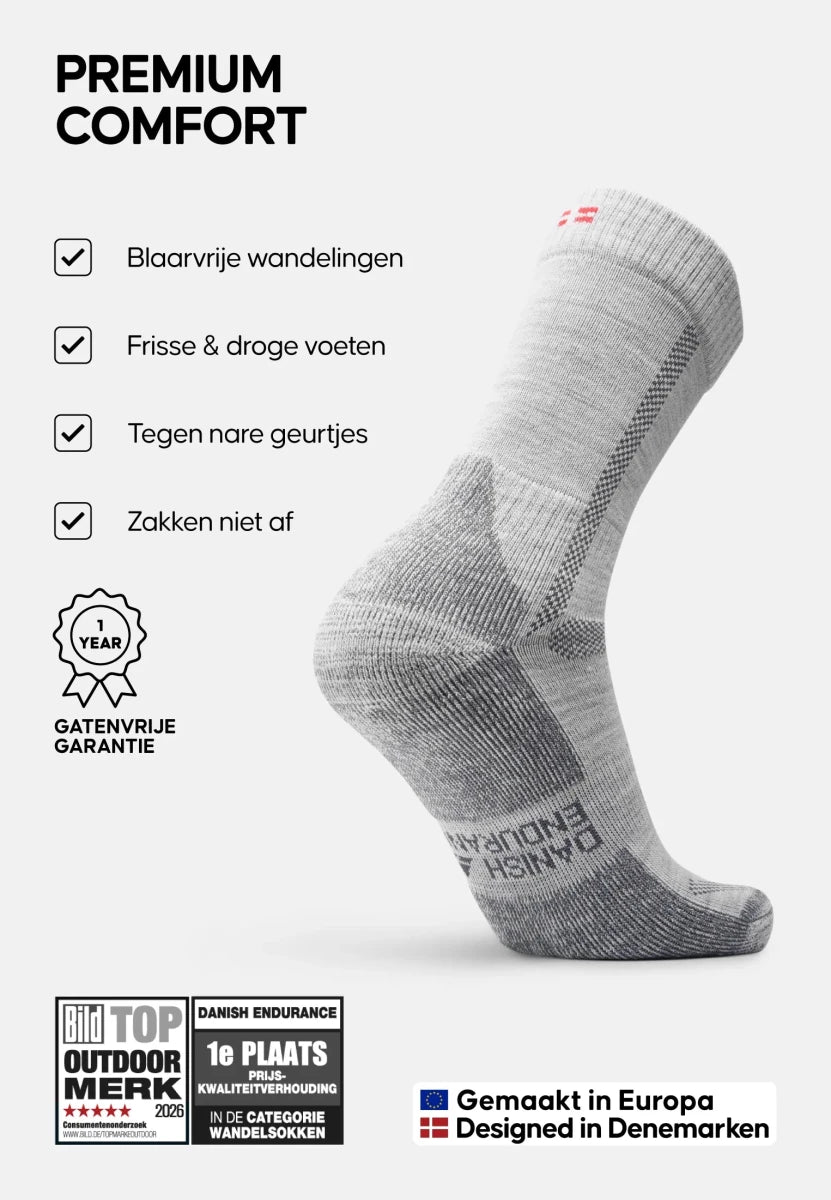 CLASSIC HIKING CREW SOCKS - DANISH ENDURANCE