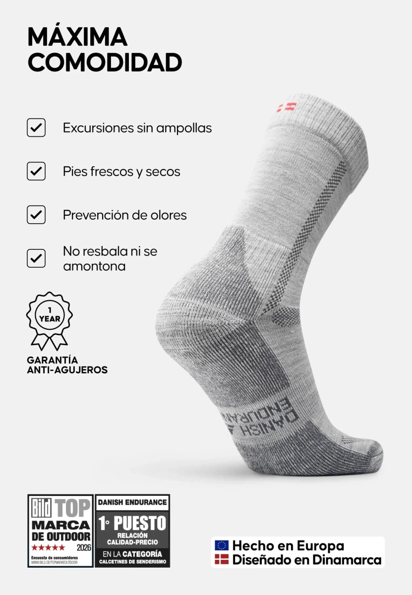 CLASSIC HIKING CREW SOCKS - DANISH ENDURANCE