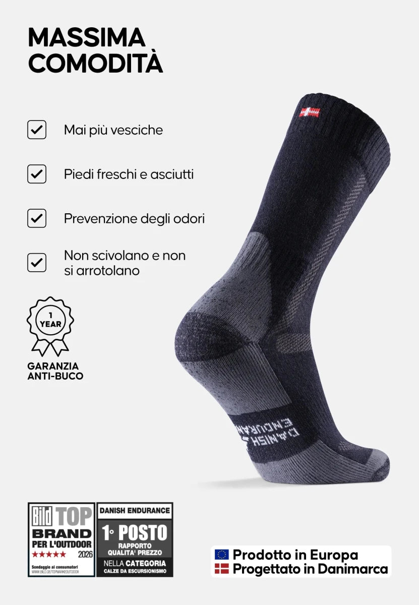 CLASSIC HIKING CREW SOCKS (Outlet) - DANISH ENDURANCE