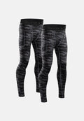 POWER COMPRESSION TIGHTS - Grey Camo