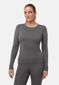 MERINOULD BASELAYER BLUSE TIL KVINDERMERINOULD BASELAYER BLUSE TIL KVINDER (Outlet) - Grey