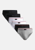 ORGANIC COTTON BRIEFS - Black | White | Black/Red | Grey