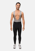 CYCLING BIB PANTS FOR MEN (Outlet) - Black/Grey