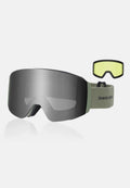 DRIFT SKI GOGGLES - Olive/Silver Mirror