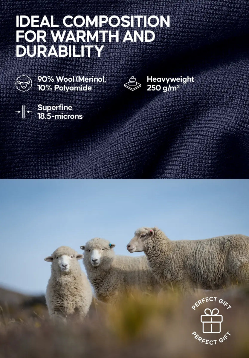 EXTREME MERINO WOOL BASE LAYER SET FOR MEN - DANISH ENDURANCE