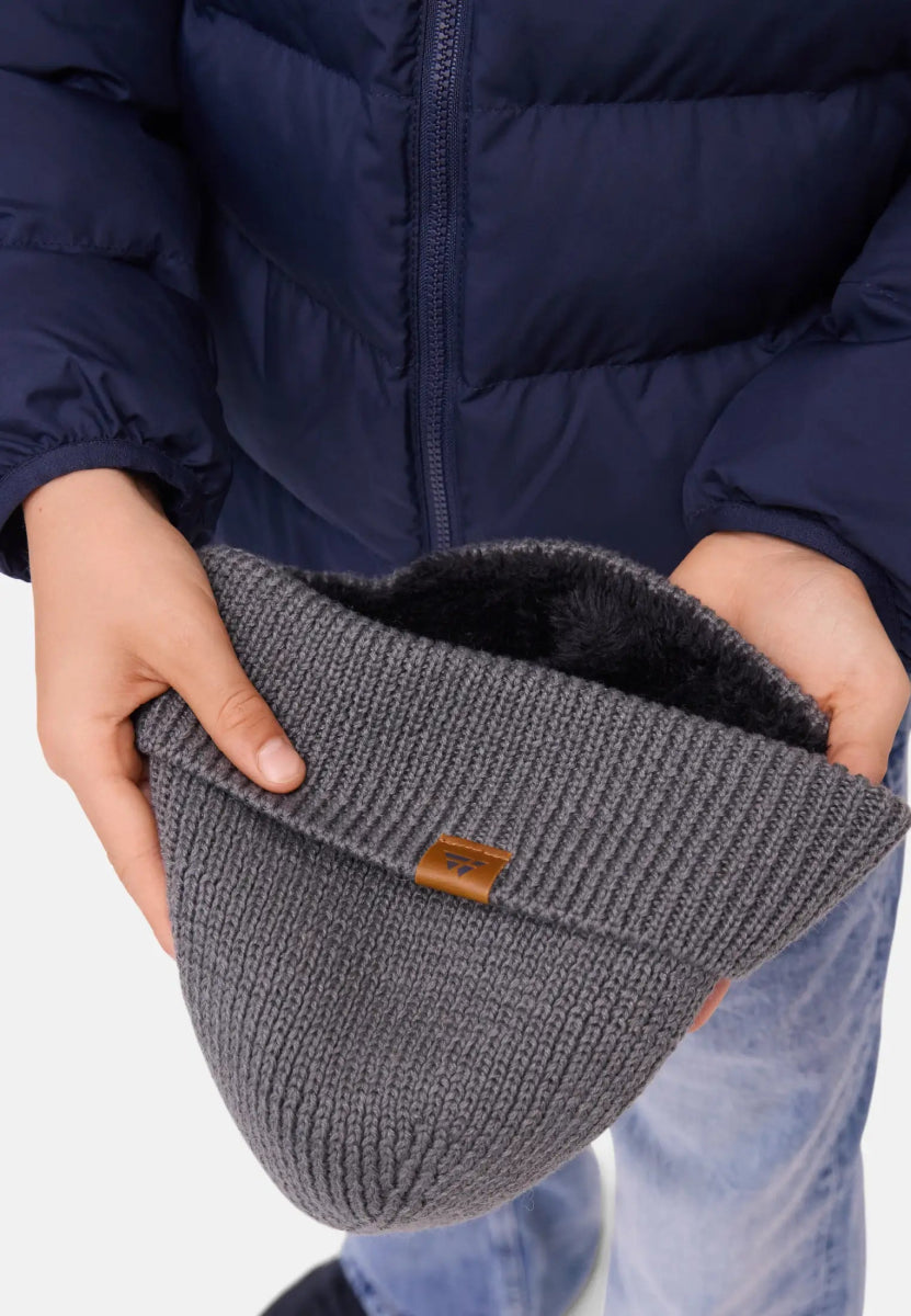KIDS MERINO BEANIE WITH POLAR FLEECE - DANISH ENDURANCE