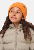 ENFANT BONNET POLAIRE MÉRINOS NORDIC - Orange