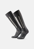 KIDS ALPINE SKI SOCKS - Dark Grey/Light Grey