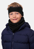 KIDS THERMAL MERINO NECK WARMER - Black