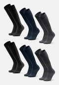 BAMBOO KNEE-HIGH SOCKS - Black | Grey | Navy