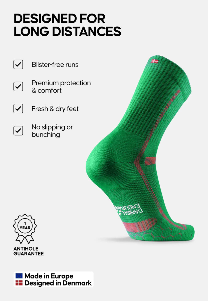LONG - DISTANCE CREW RUNNING SOCKS - DANISH ENDURANCE