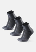 LONG DISTANCE RUNNING QUARTER STRØMPER - Grey/Black