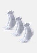 LONG DISTANCE RUNNING QUARTER SOCKS - White