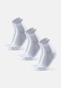 LONG DISTANCE RUNNING QUARTER SOCKS - White