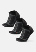 LONG DISTANCE RUNNING LOW-CUT SOCKS - Black/Grey