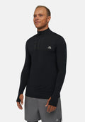 MEN'S LONG SLEEVE WORKOUT SHIRT - Black
