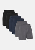 LOOSE BOXERSHORTS - Schwarz/Dunklemarine/Grau