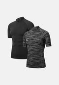 POWER COMPRESSION T-SHIRT - Black | Grey Camo