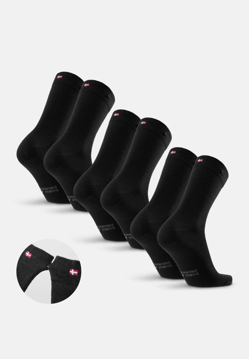 MERINO DRESS SOCKS WITH BUTTON - DANISH ENDURANCE