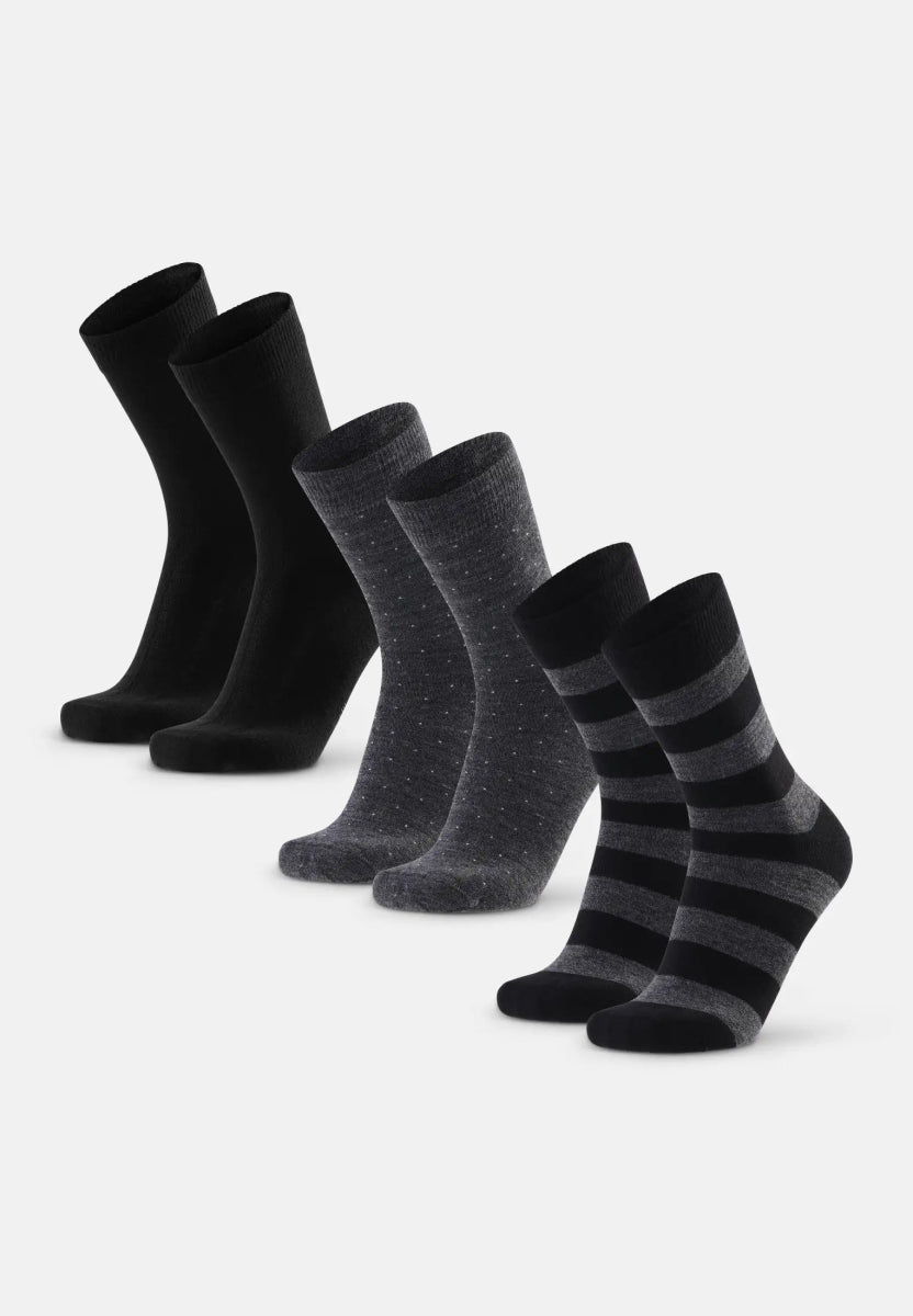MERINO DRESS SOCKS WITH BUTTON - DANISH ENDURANCE
